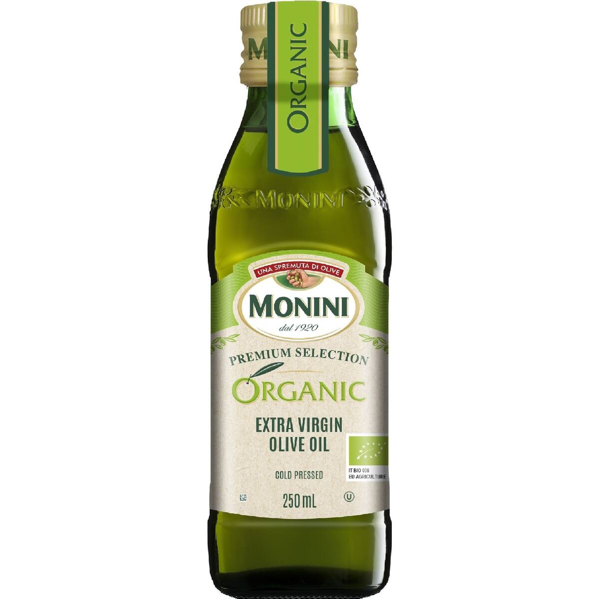 Monini Organic Extra Virgin Olive Oil 250ml