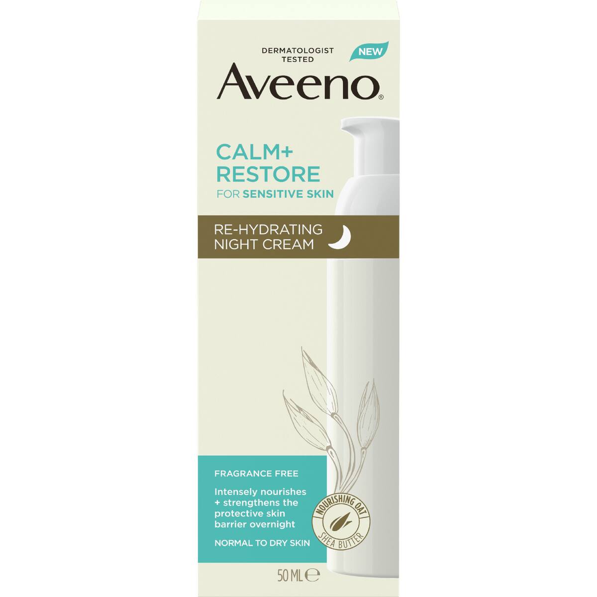 Aveeno Calm & Restore Night Cream 50ml