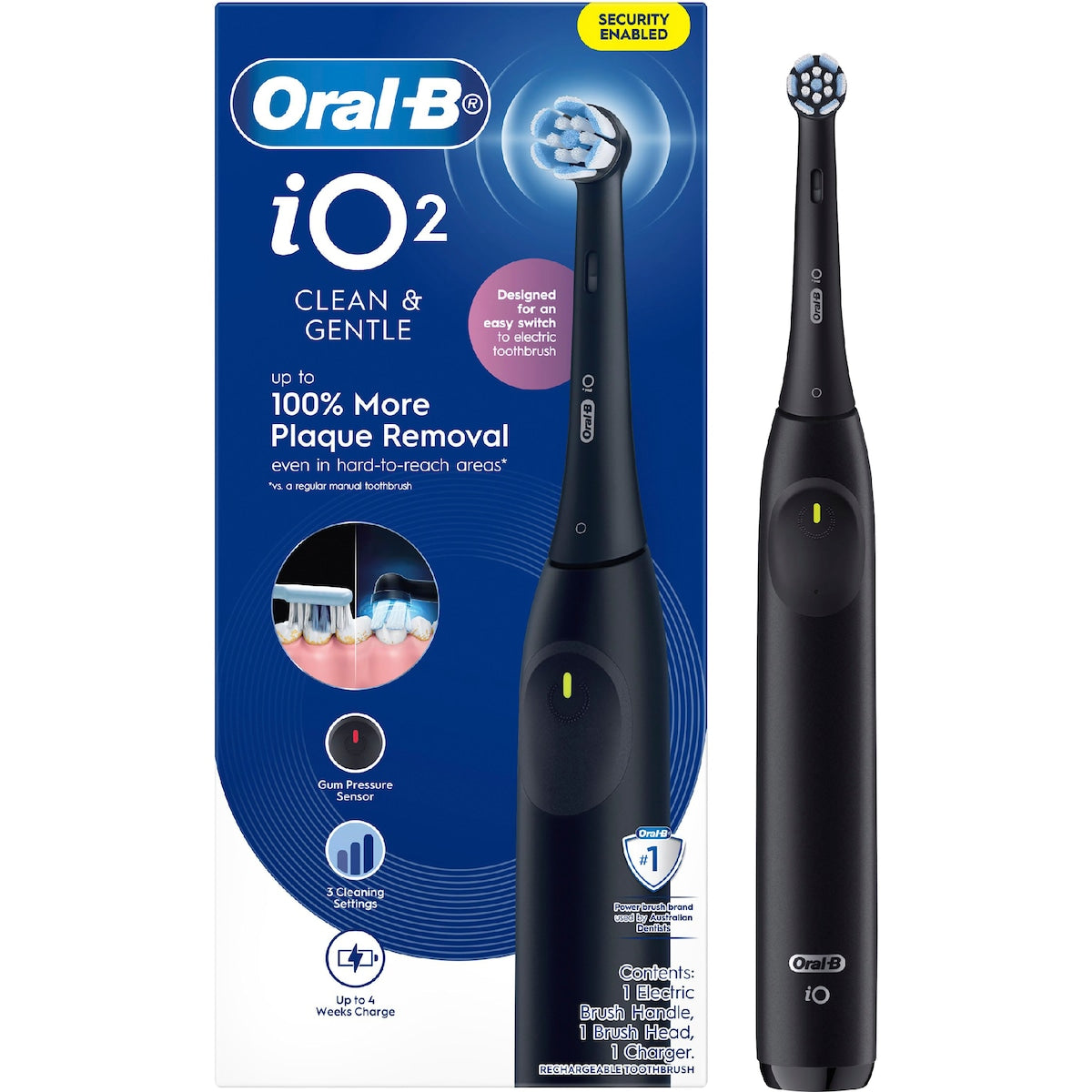 Oral-b Io2 Electric Toothbrush Set Night Black Each
