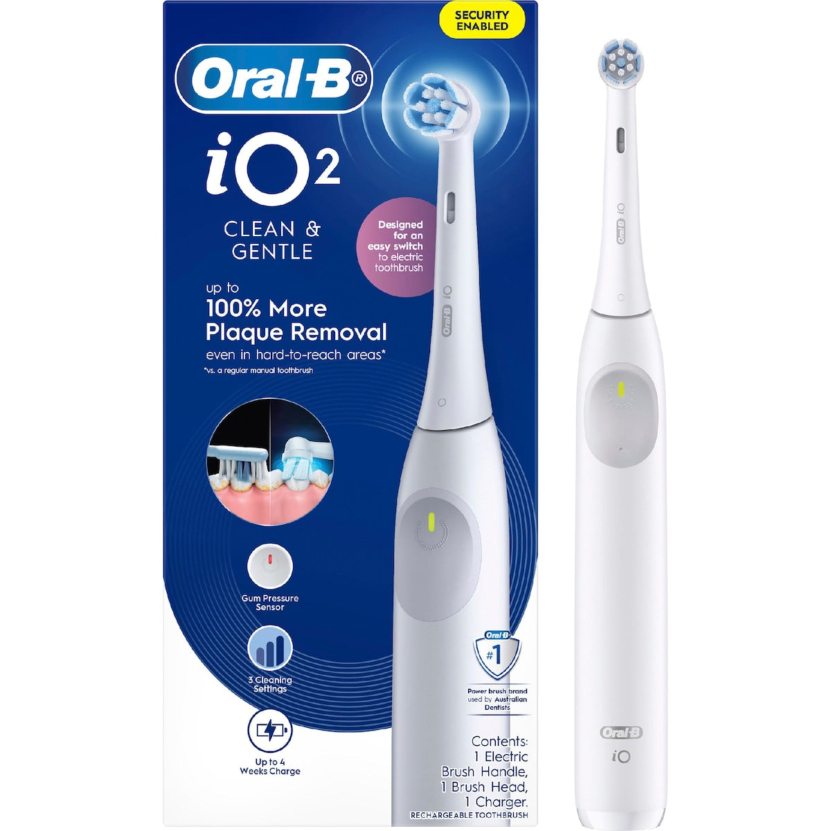 Oral-b Io2 Electric Toothbrush Set Simple White Each