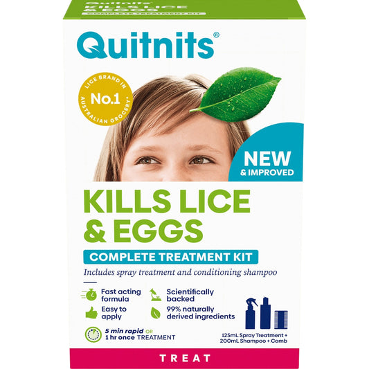 Quitnits Complete Head Lice Treatment Kit 325ml