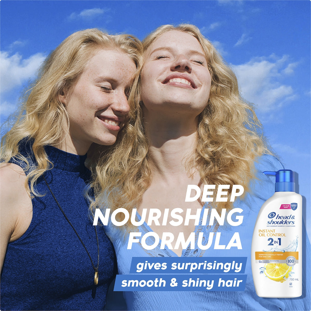 Head & Shoulders Instant Oil Control 2in1 Anti Dandruff Shampoo & Conditioner 750ml