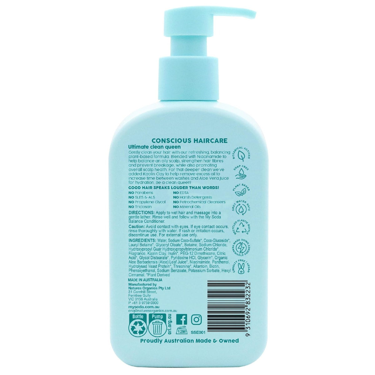 My Soda Balance Oil Control Shampoo For Oily Prone Hair 350ml