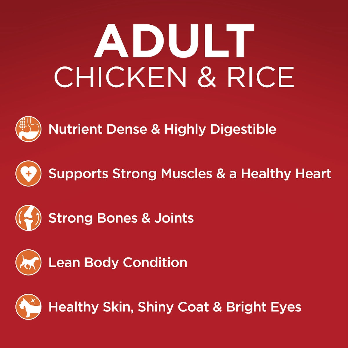 Purina One Adult Chicken & Rice Dry Dog Food 2.5kg
