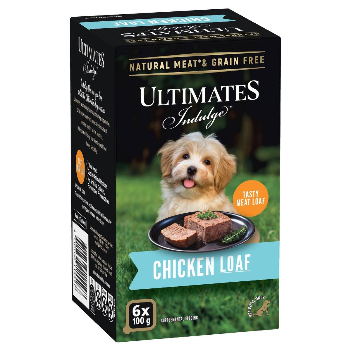Ultimates Indulge Chicken Loaf Wet Dog Food 100g X 6 Pack