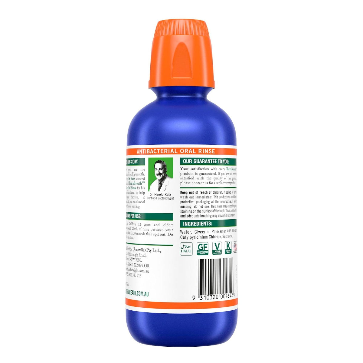 Therabreath Gum Care Oral Rinse Clean Mint 473ml