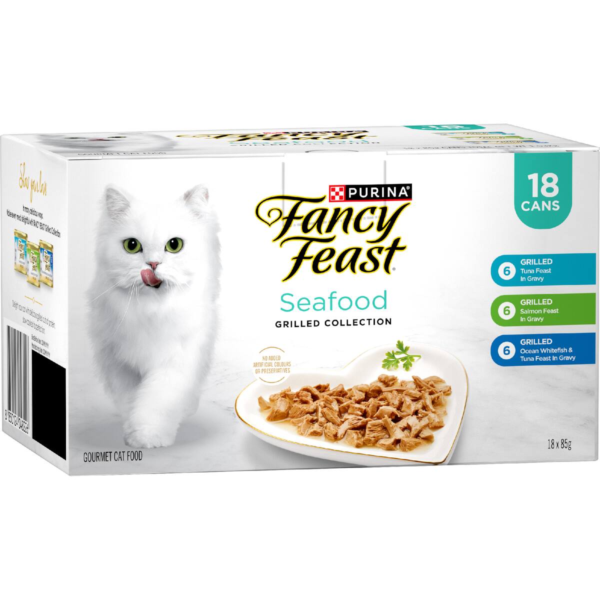 Fancy Feast Seafood Grilled Collection Wet Cat Food 85g X 18 Pack
