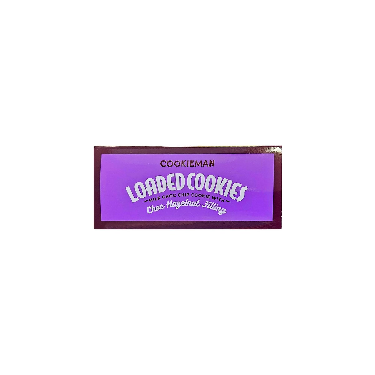 Cookieman Loaded Cookies Choc Hazelnut Filling 2 Pack