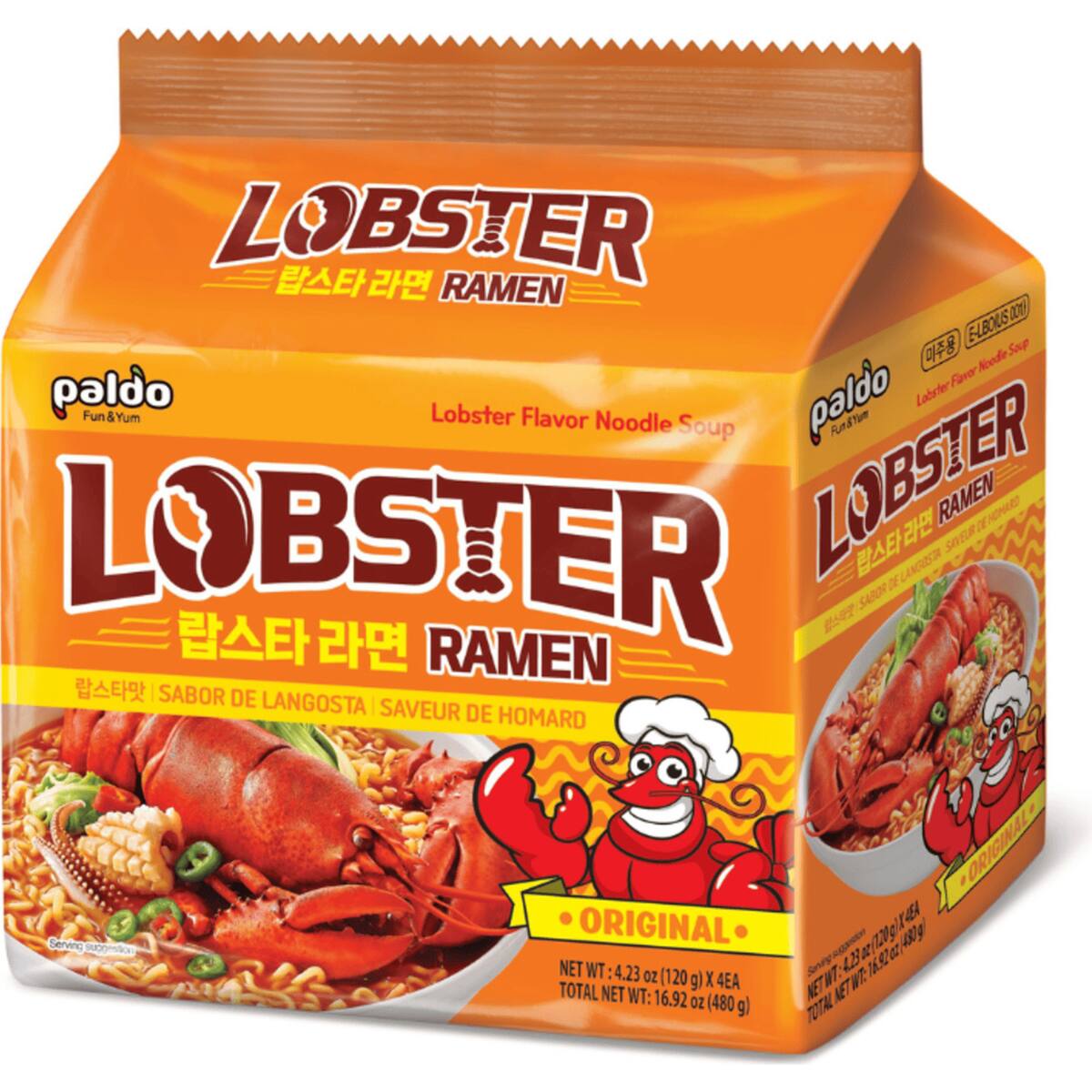 Paldo Ramen Lobster 4 Pack