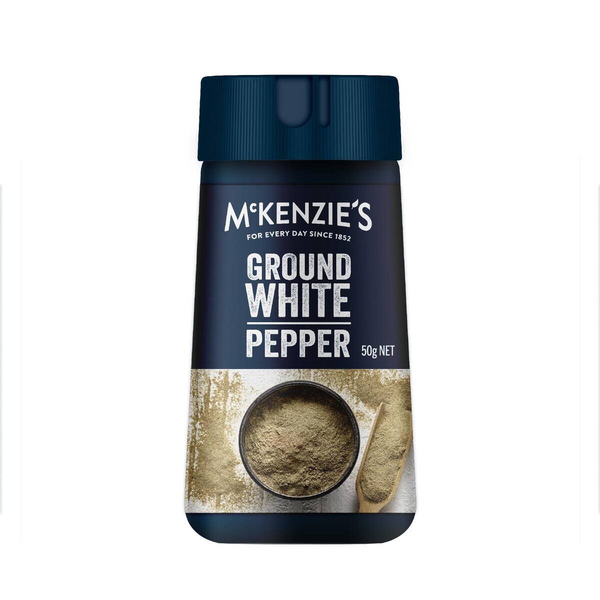 Mckenzie's Ground White Pepper 50g