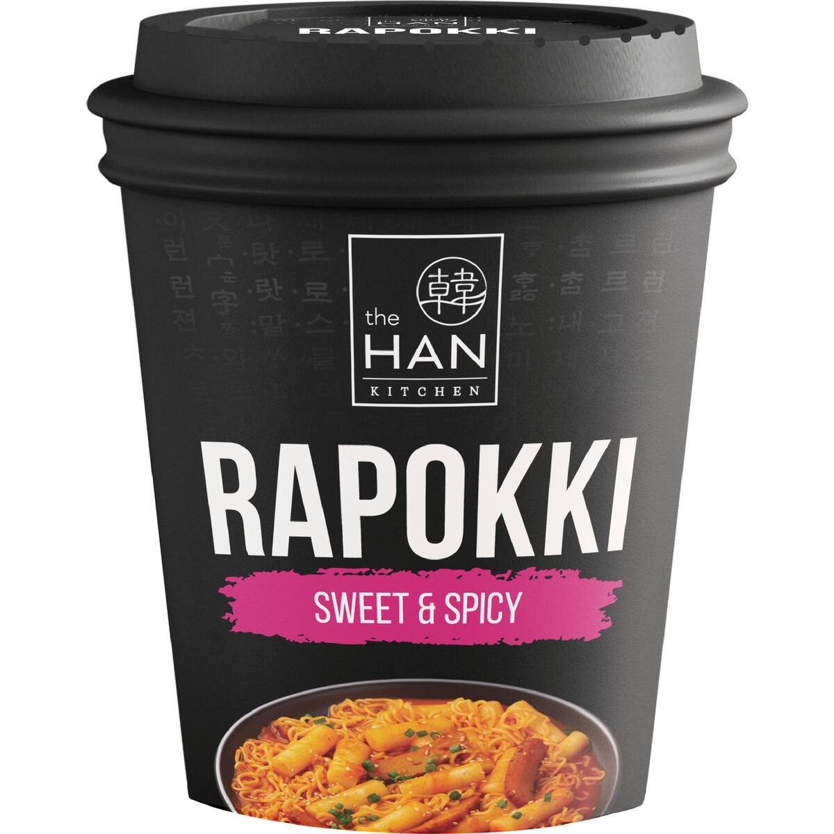 The Han Kitchen Rapokki Sweet & Spicy Noodle Cup 145g