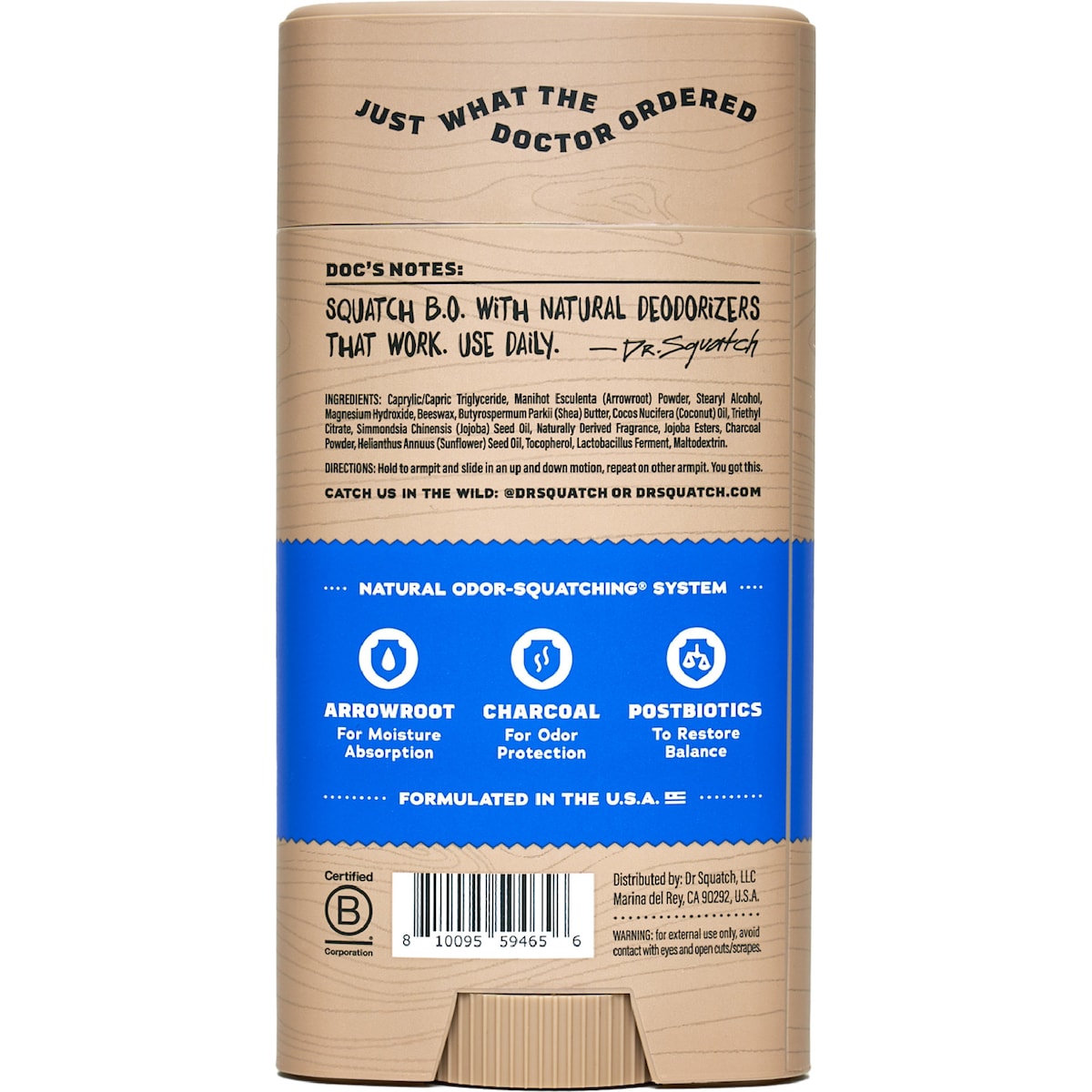 Dr Squatch Deodorant Fresh Falls 75g