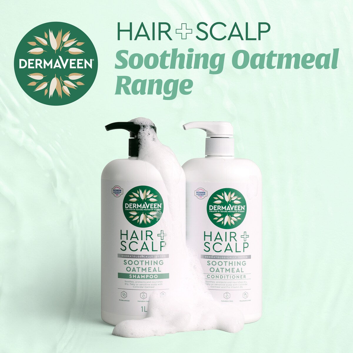 Dermaveen Hair + Scalp Soothing Oatmeal Conditioner 1L