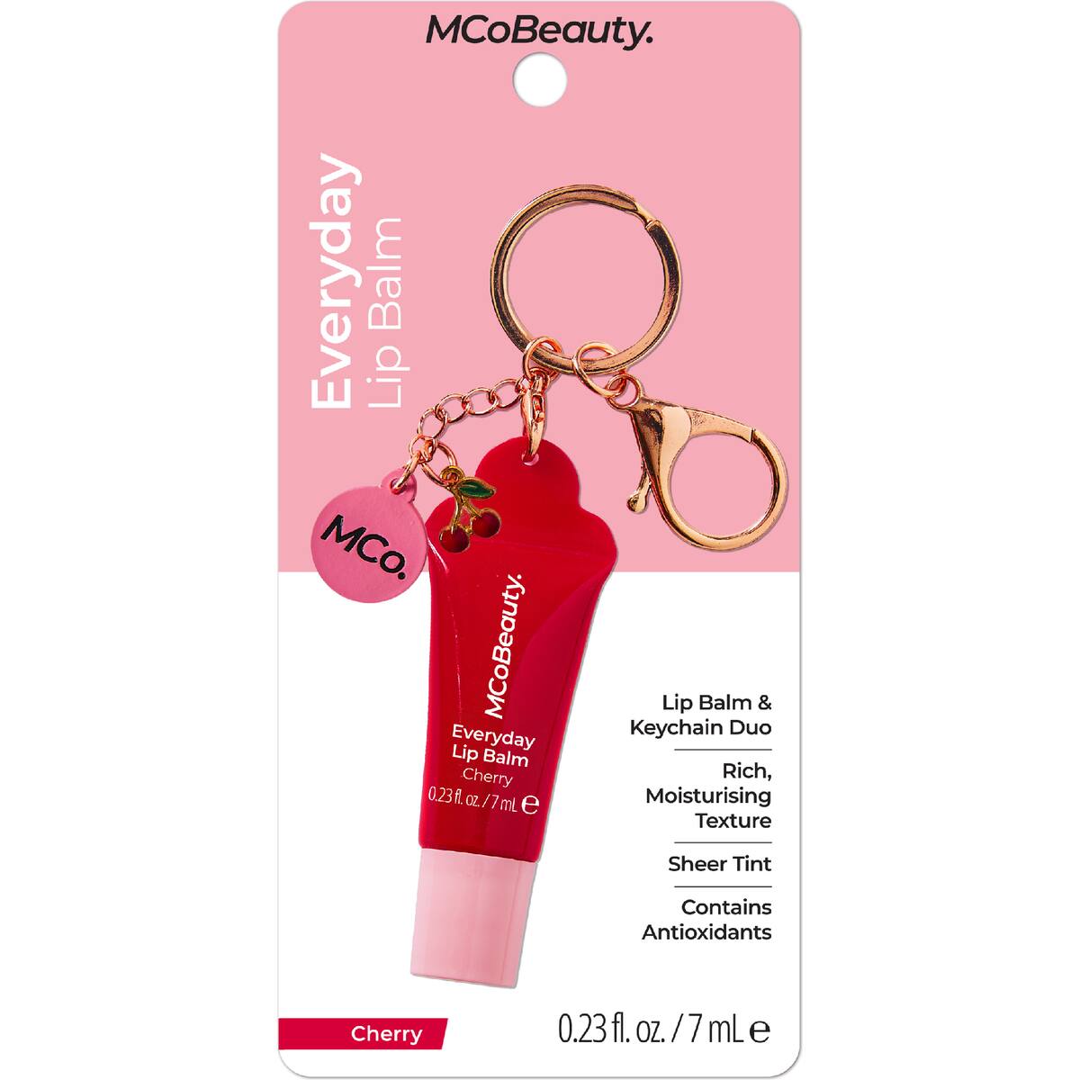 Mcobeauty Everyday Lip Balm & Keychain Cherry 7ml