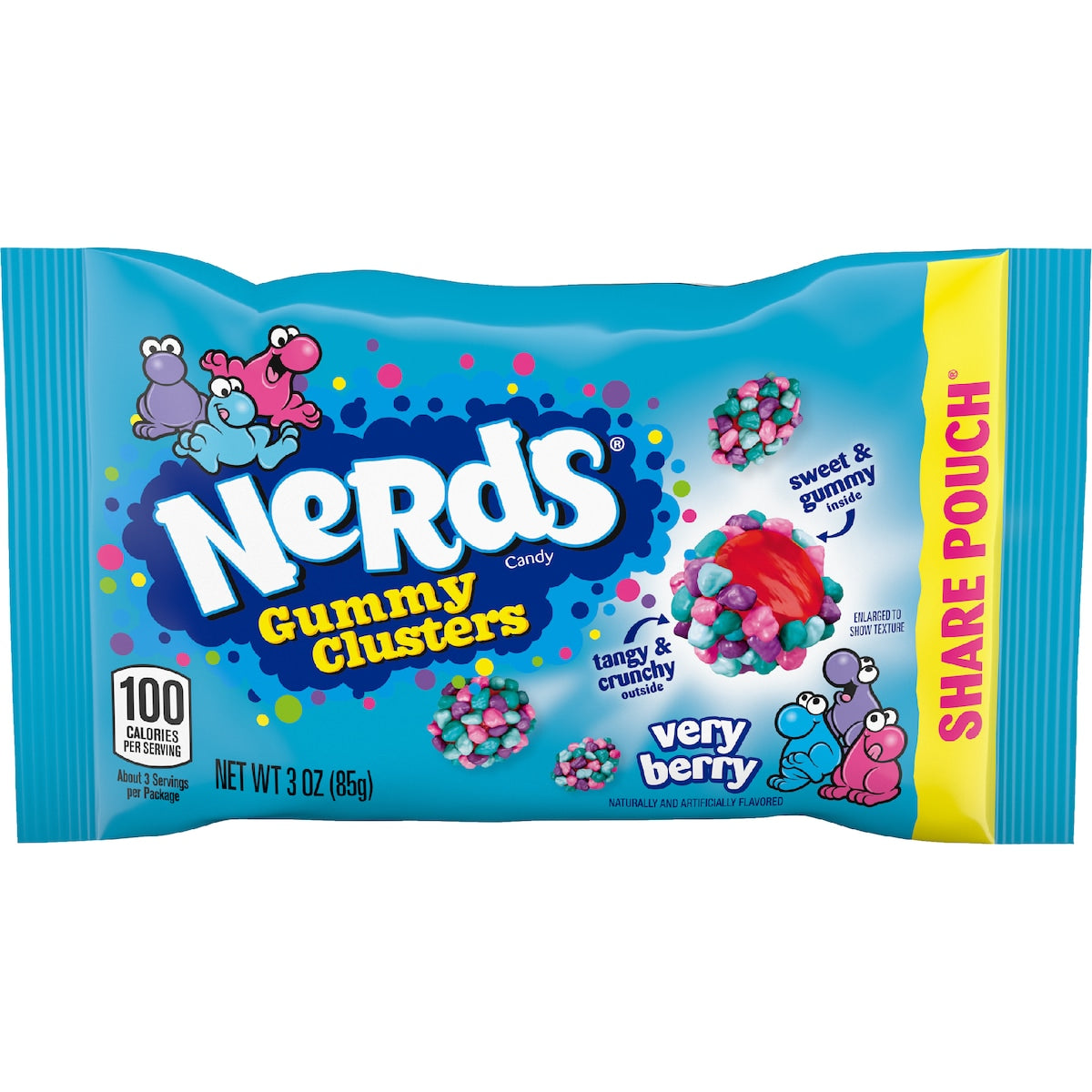 Nerds Gummy Clusters Share Pouch Very Berry 85g