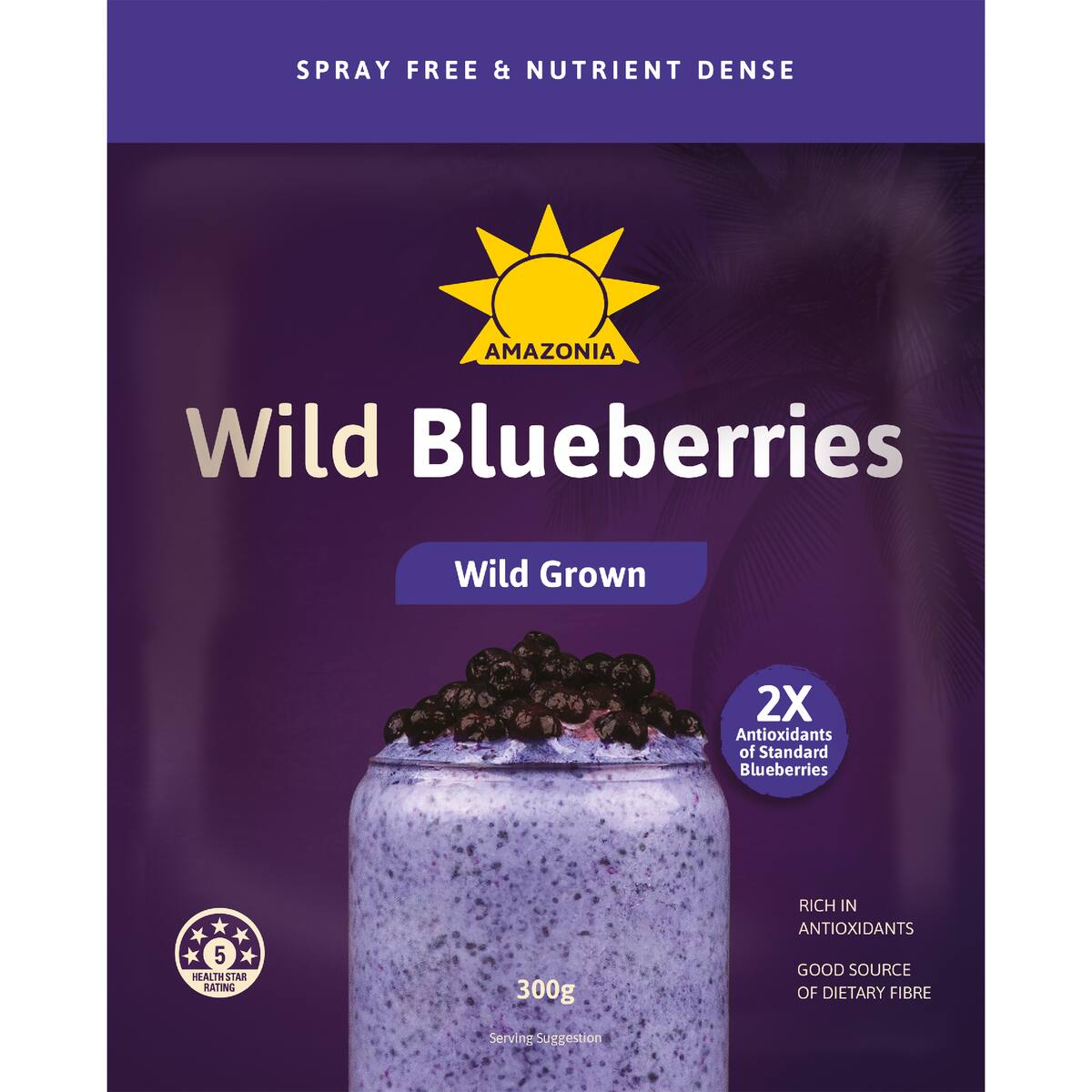 Amazonia Wild Blueberries 300g