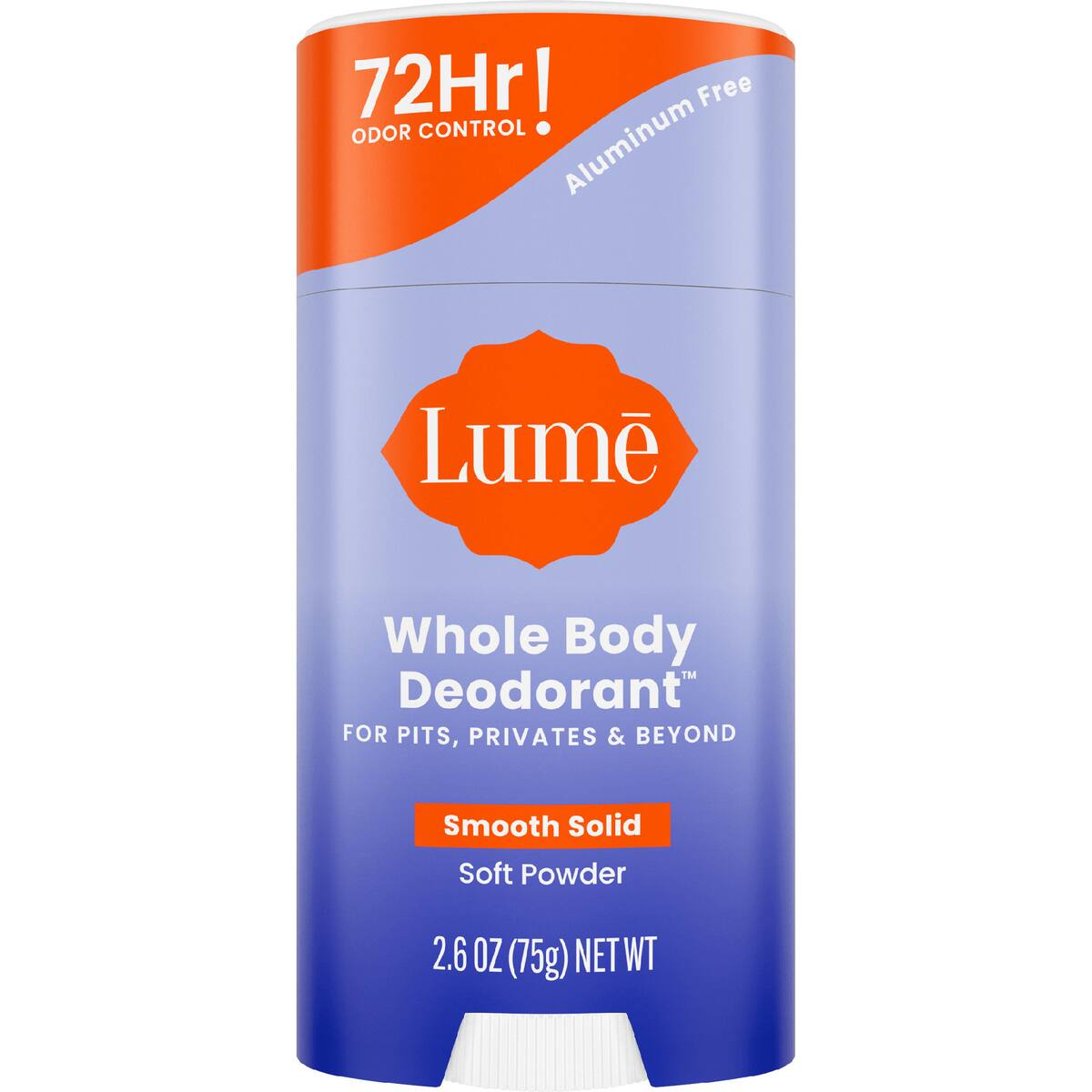 Lume Whole Body Deodorant Stick Soft Powder 75g