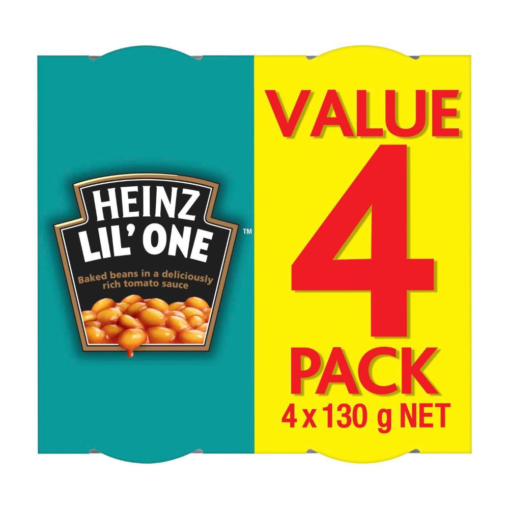 Heinz Baked Beans in Tomato Sauce Beans 4 Pack - 130g