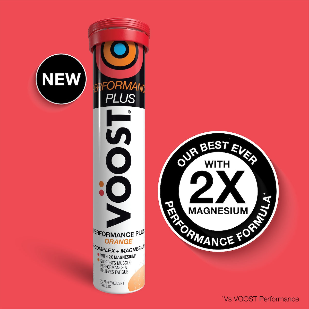 Voost Performance Plus Effervescent Tablets Orange 20 Pack