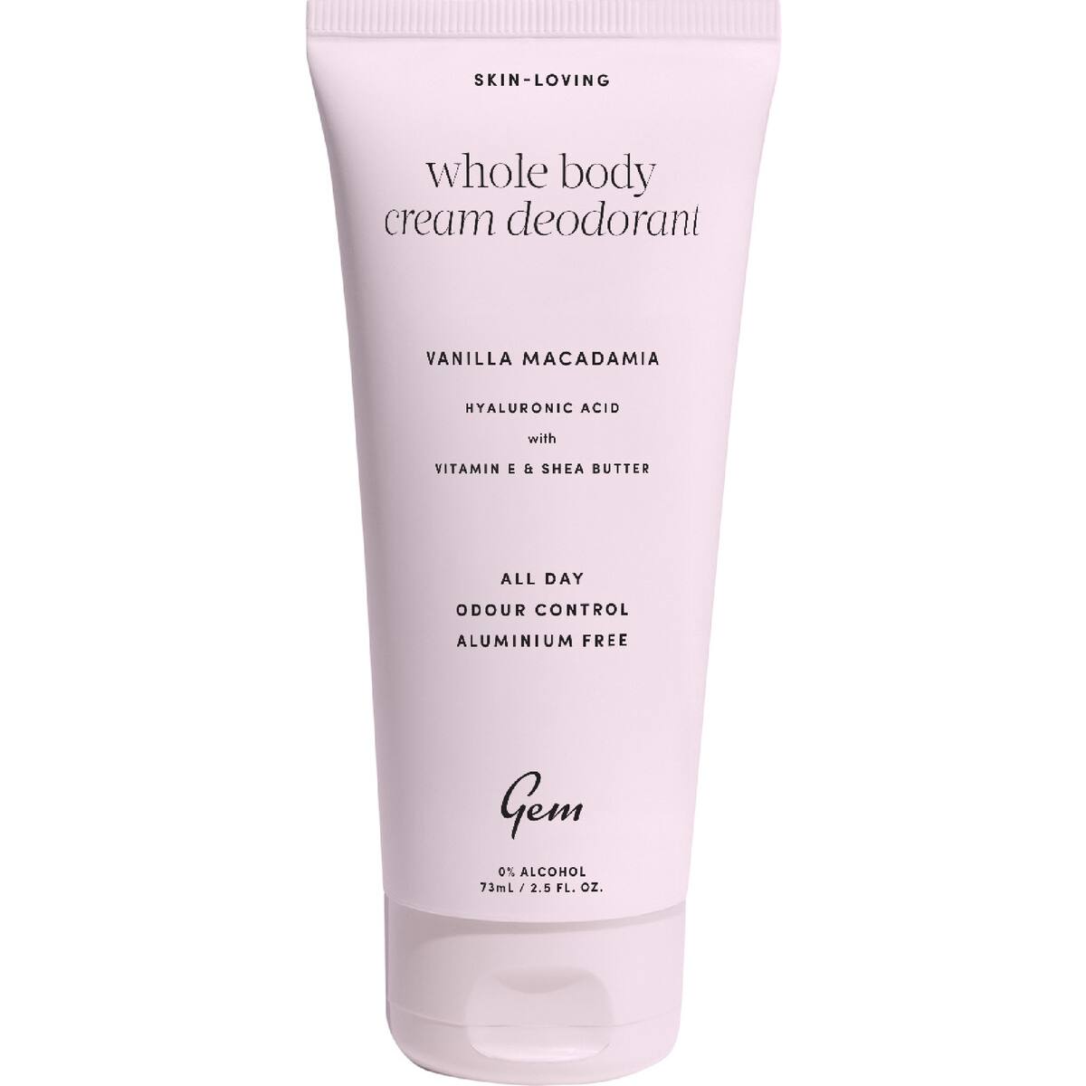 Gem Whole Body Cream Deodorant Vanilla Macadamia 73ml