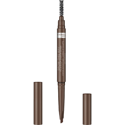 Rimmel London Brow This Way Eyebrow Crayon Medium Brown 0.25g