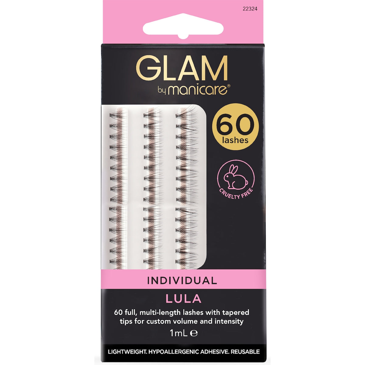 Glam By Manicare Individual Eyelashes Lula Each