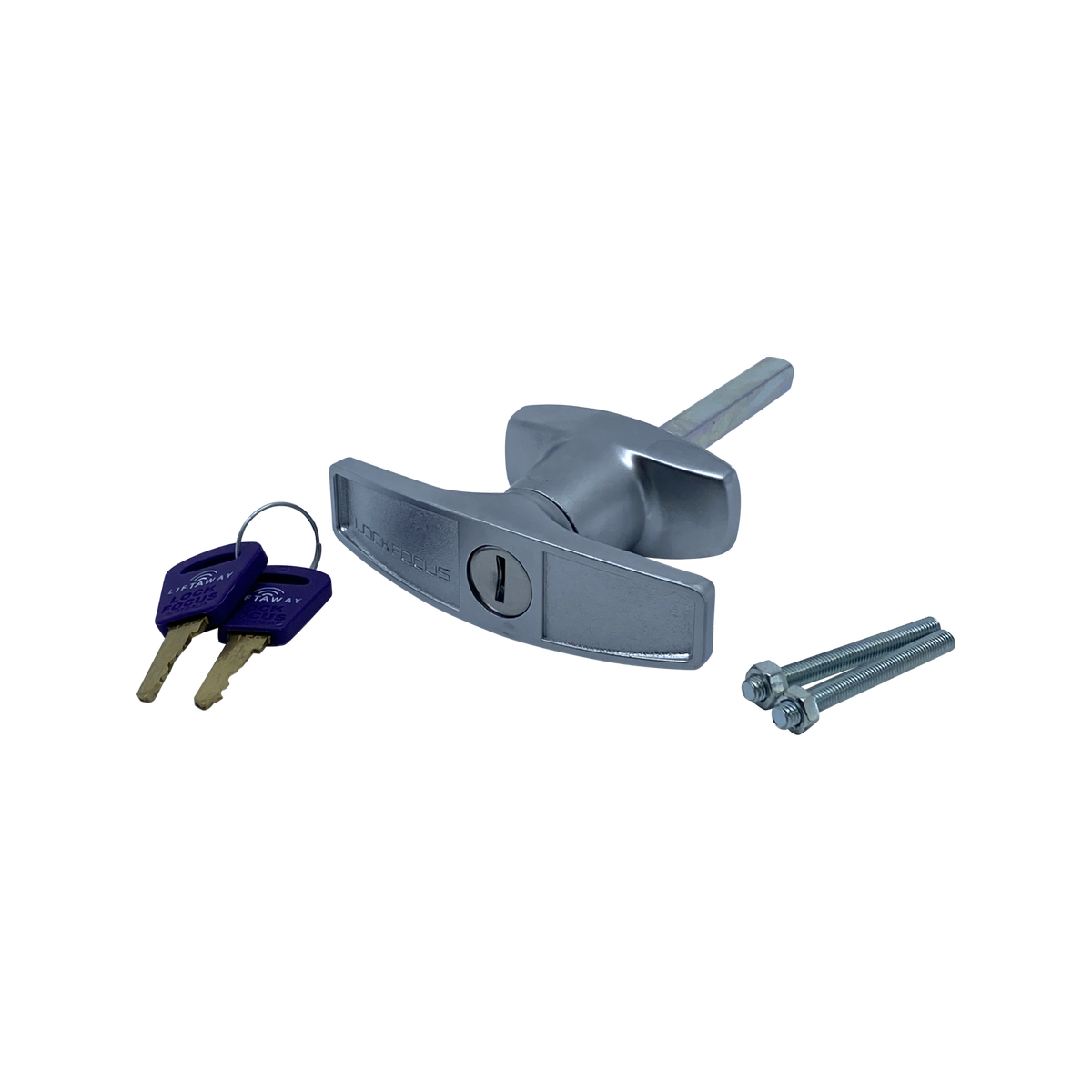 Liftaway T Handle Rear Fix - Lockable T-Handle - Steel Alloy - Easy Fit