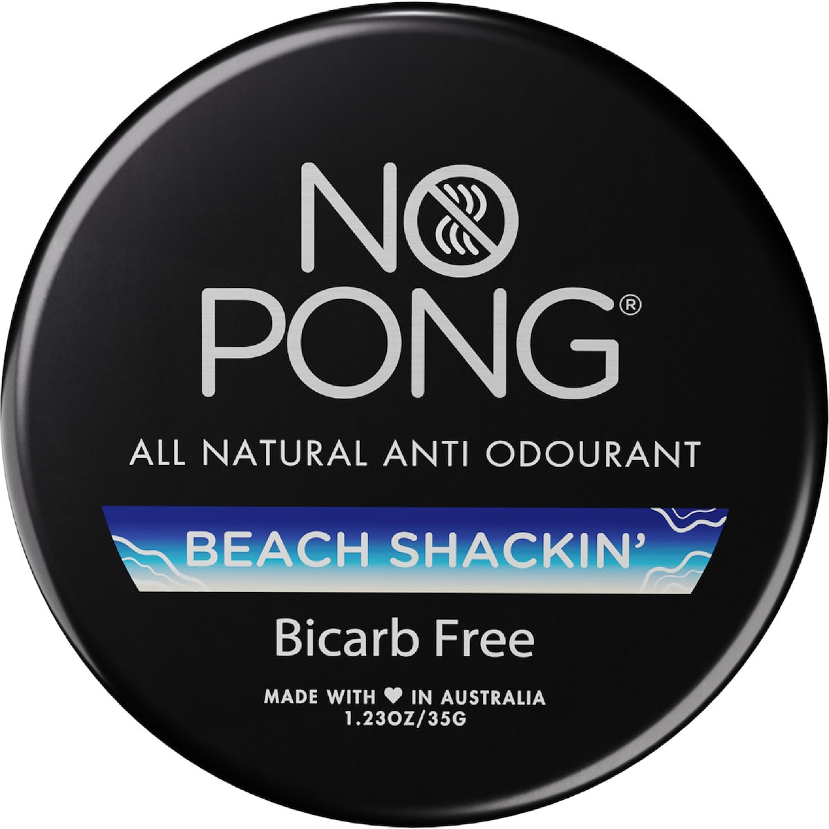 No Pong Solid Deodorant Beach Shackin 35g