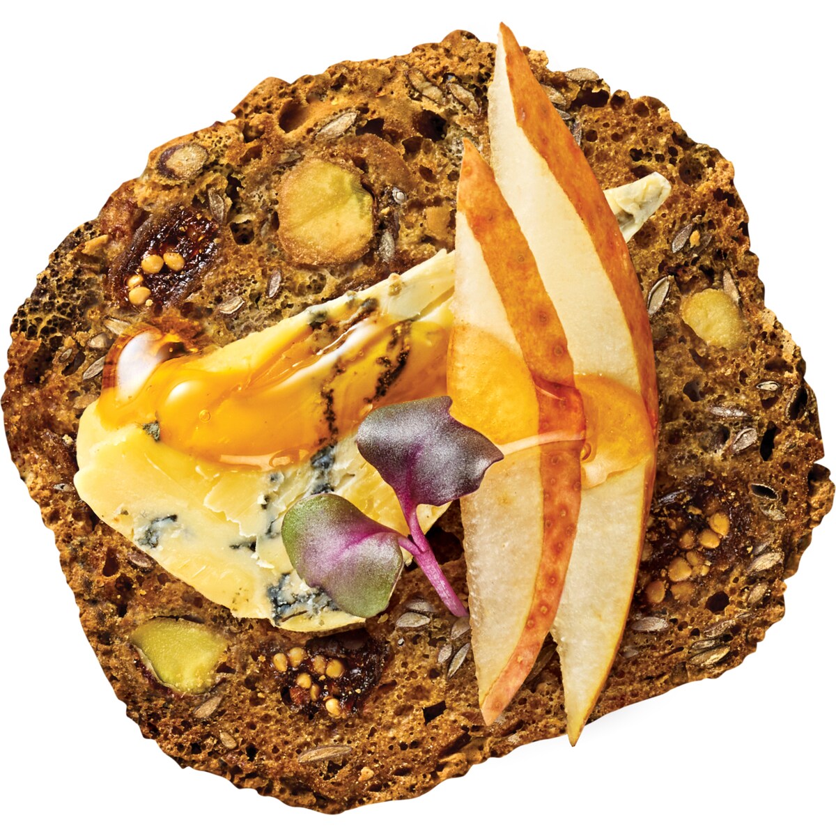 OB Finest Gluten Free Speciality Crackers Fig & Pistachio 130g