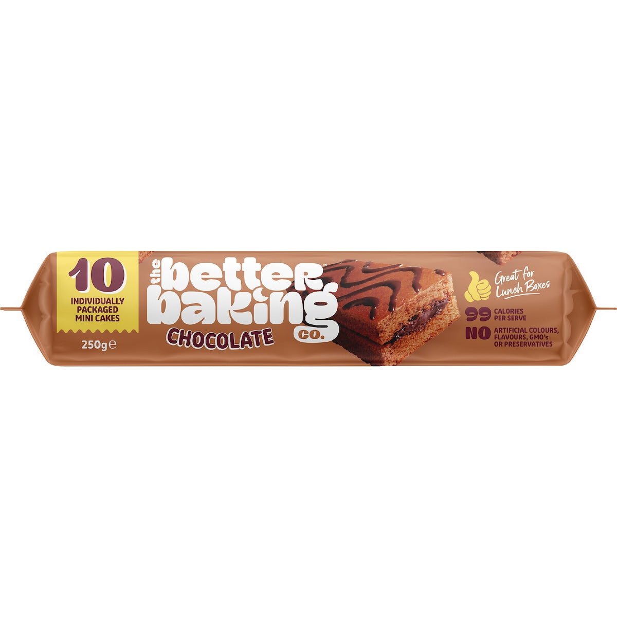 The Better Baking Co. Mini Cakes Chocolate 10 Pack