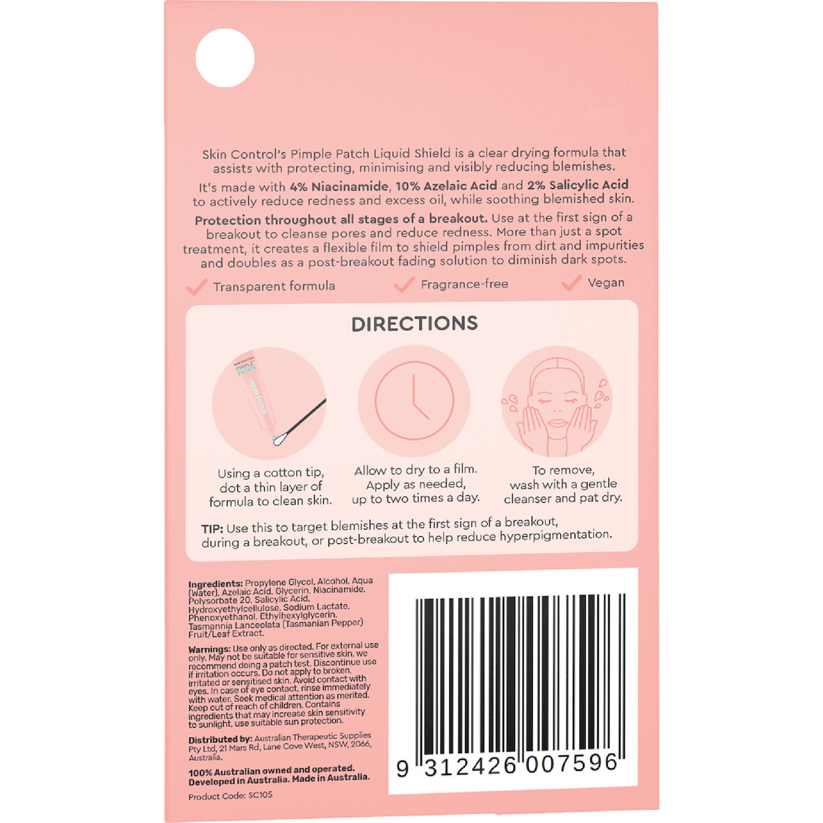 Skin Control Pimple Patch Liquid Shield 14ml