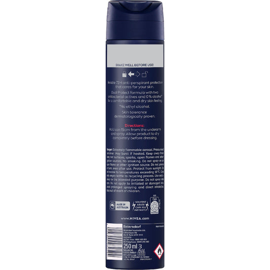 Nivea Men Intense Protection Sport 72hr Antiperspirant Deodorant 250ml
