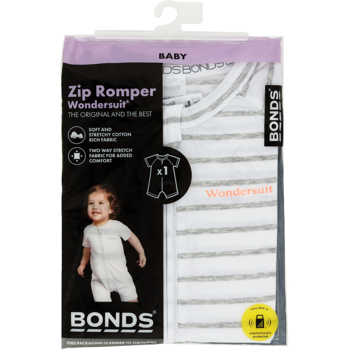 Bonds Zip Romper Boys Size 000 To 2 Assorted Each