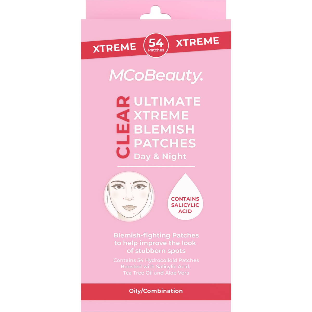 Mcobeauty Clear Ultimate Xtreme Blemish Patches Day & Night 54 Pack