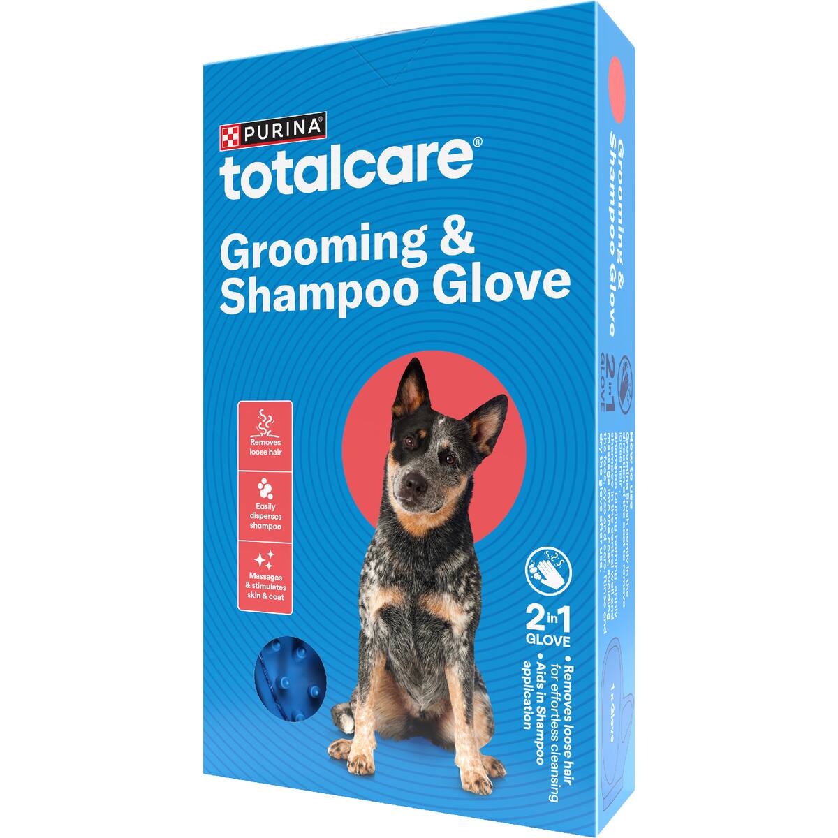 Total Care Grooming & Shampoo Glove Each