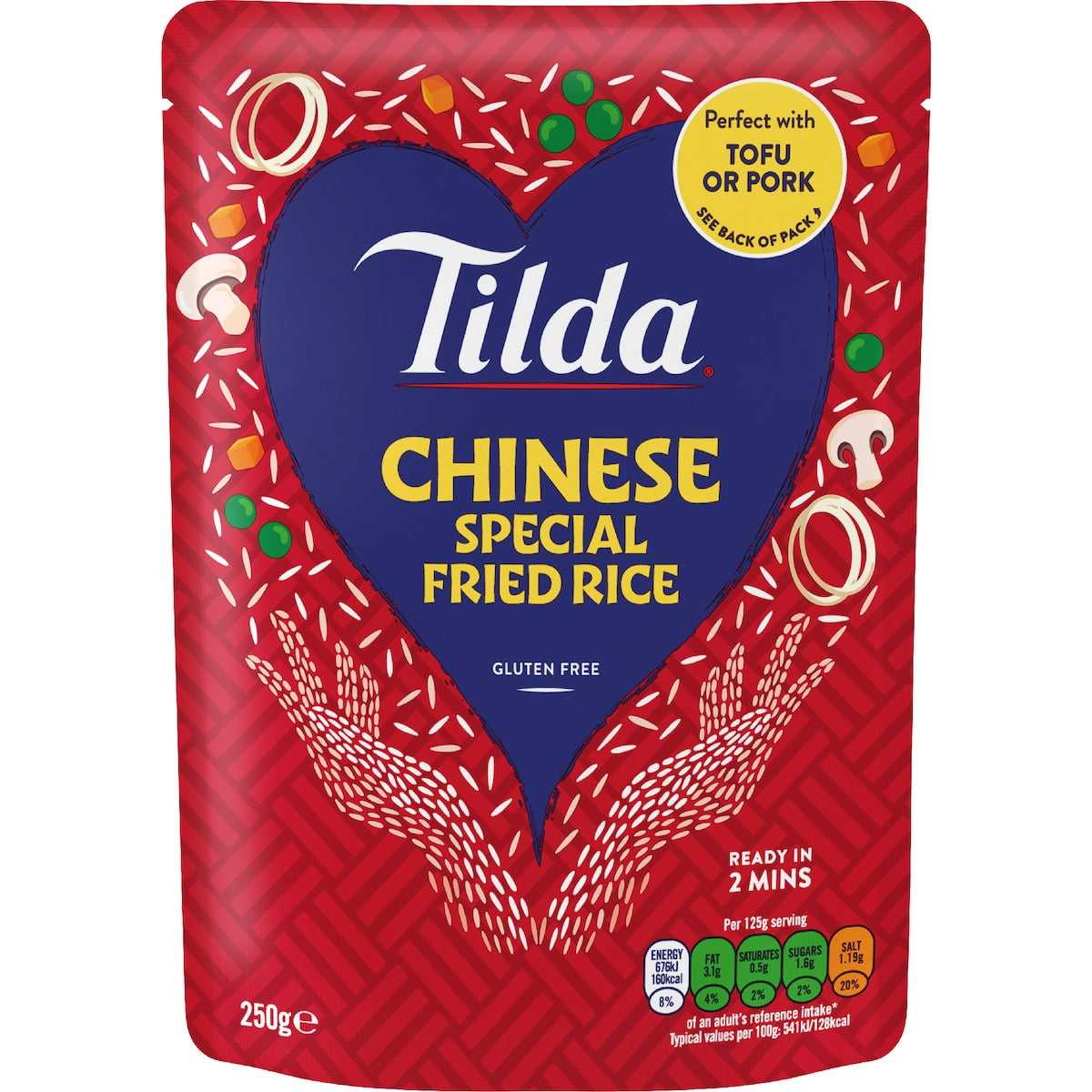 Tilda Chinese Special Fried Rice Pouch 250g