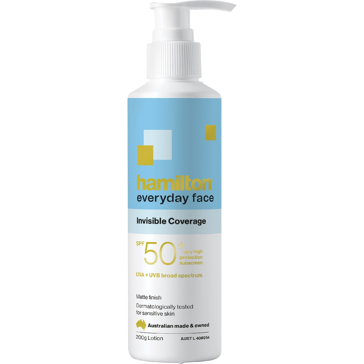 Hamilton Spf50+ Everyday Face Sunscreen 200g