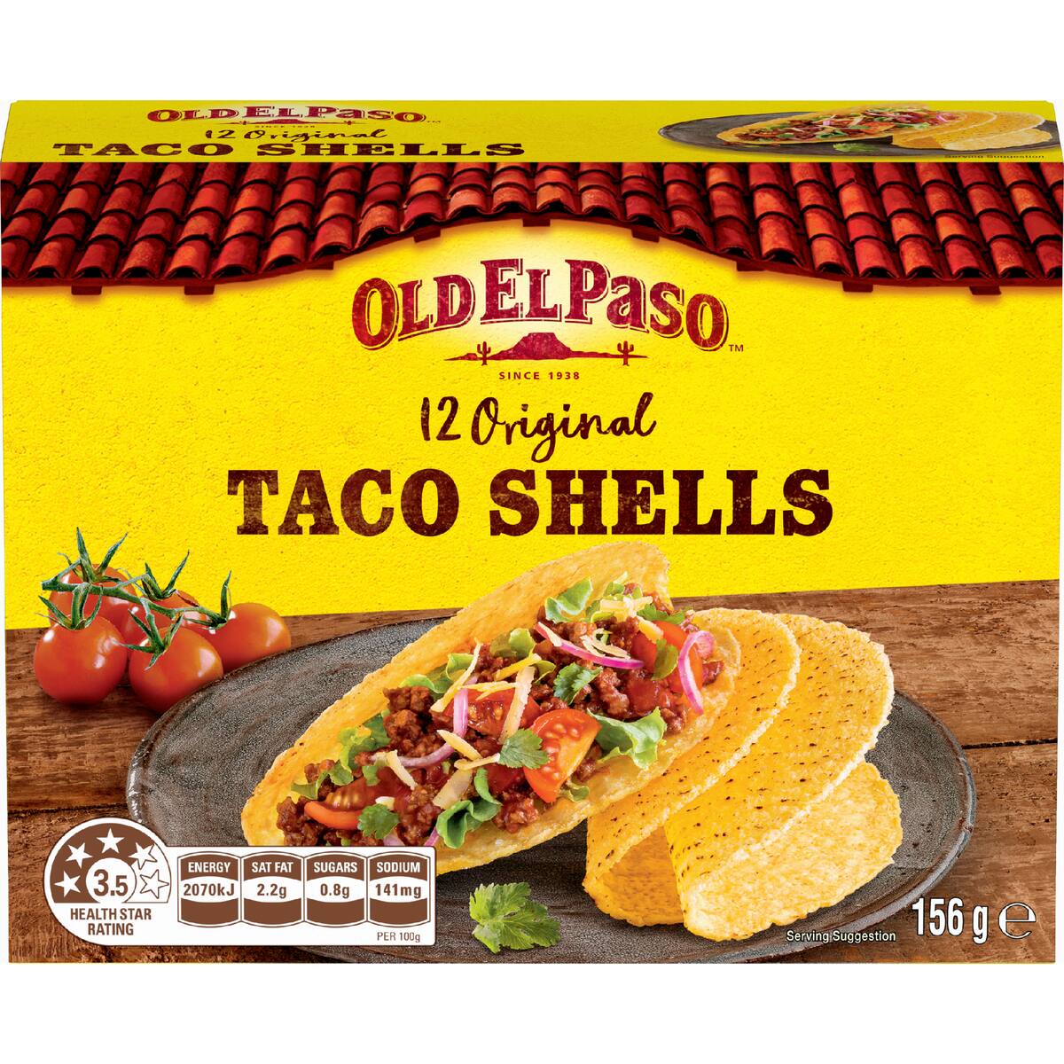 Old El Paso Original Taco Shells 12 Pack