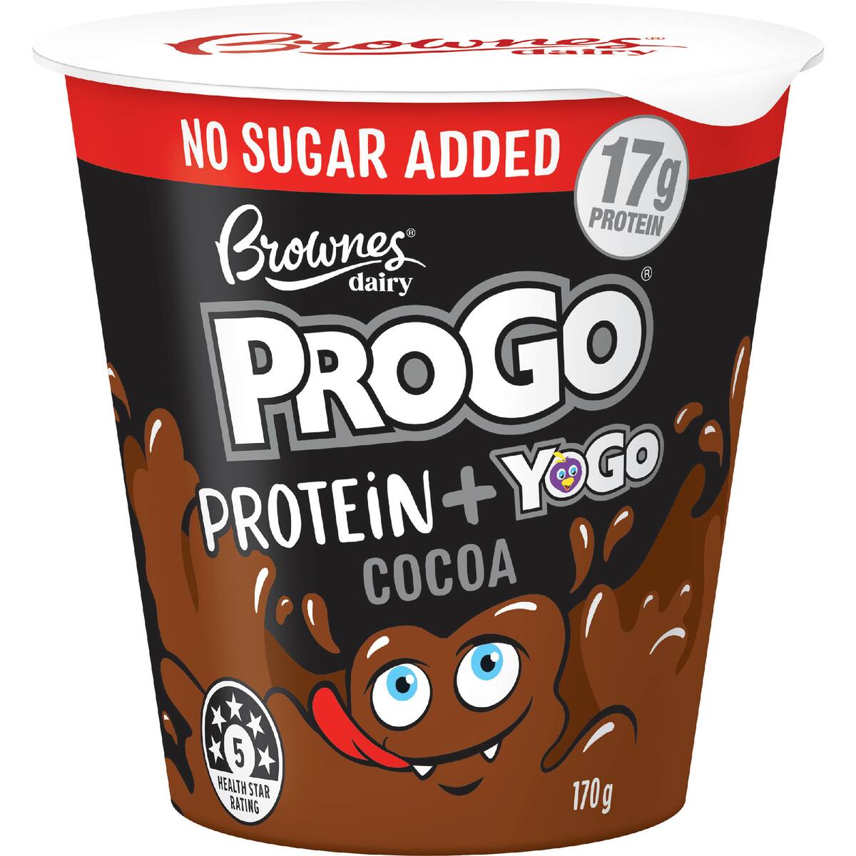Brownes Dairy Progo Protein Yogo Cocoa 170g