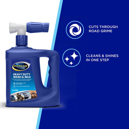 Selleys Polyglaze Heavy Duty Wash Wax - 2L