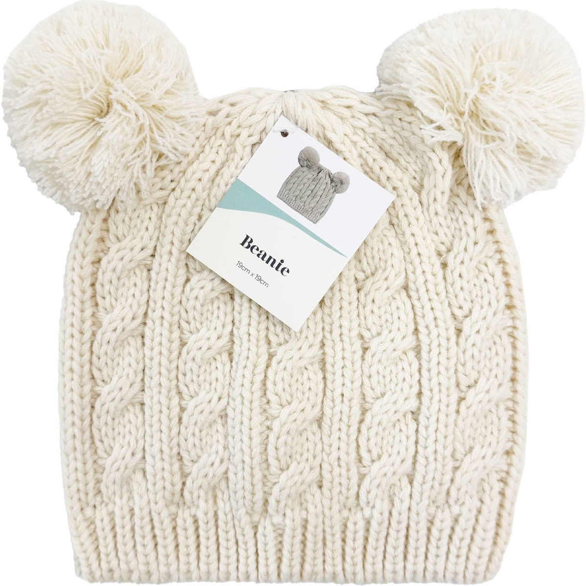 Kids Beanie Cream Each