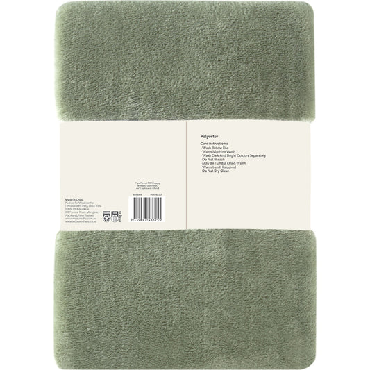 Ultra Soft Blanket Olive Each