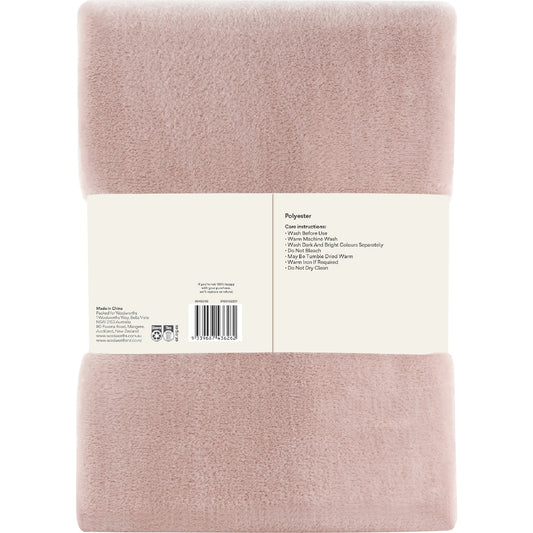 Ultra Soft Blanket Dusty Pink Each