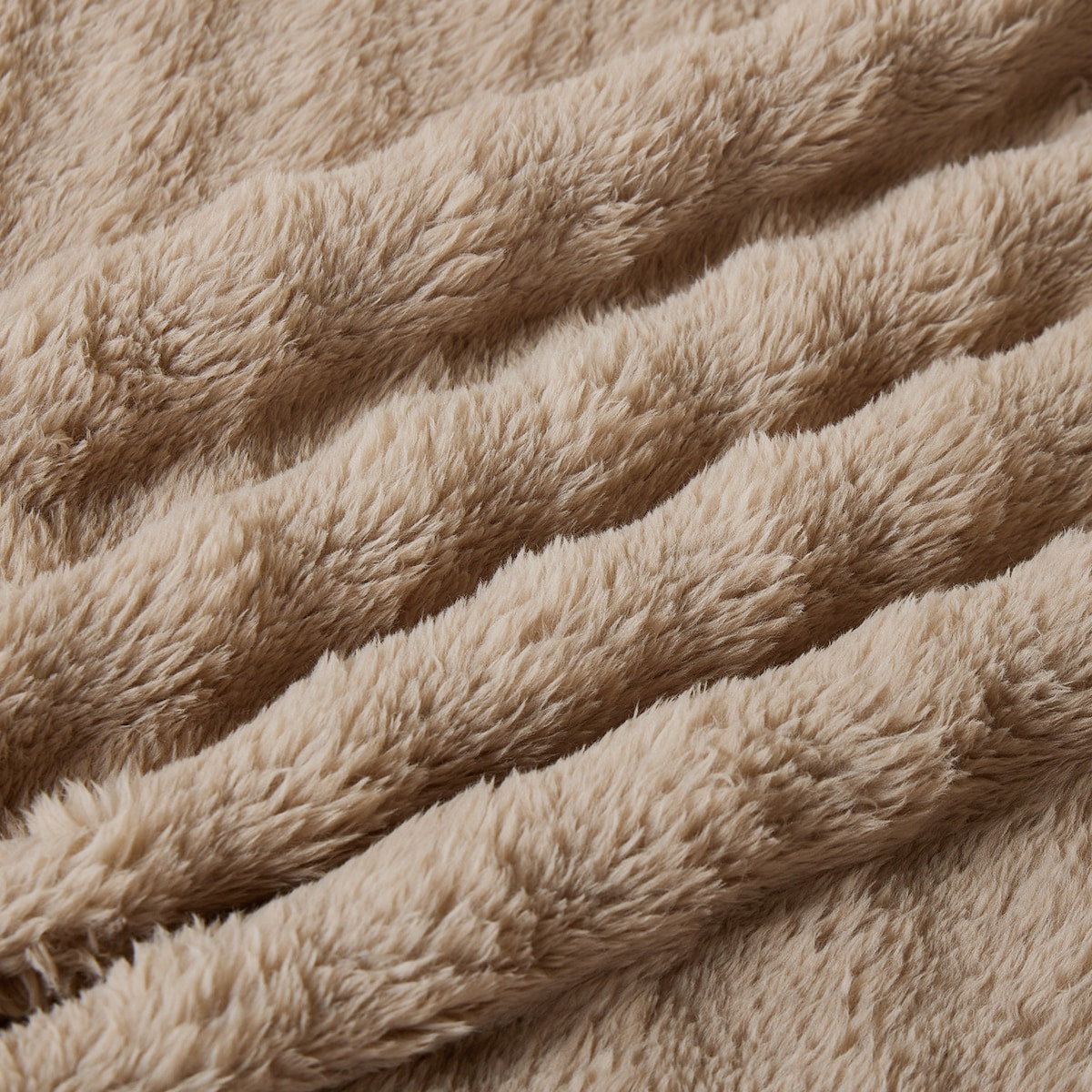 Queen Bed Bubble Blanket Taupe Each