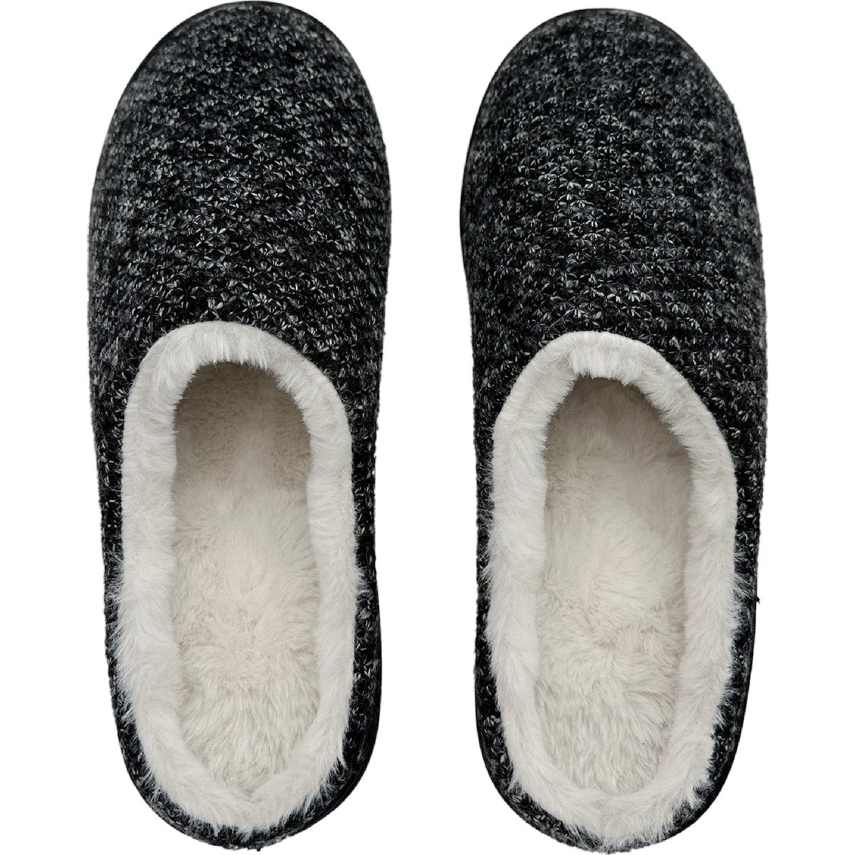 Mens Scuff Slippers Black Size 11/12 Each