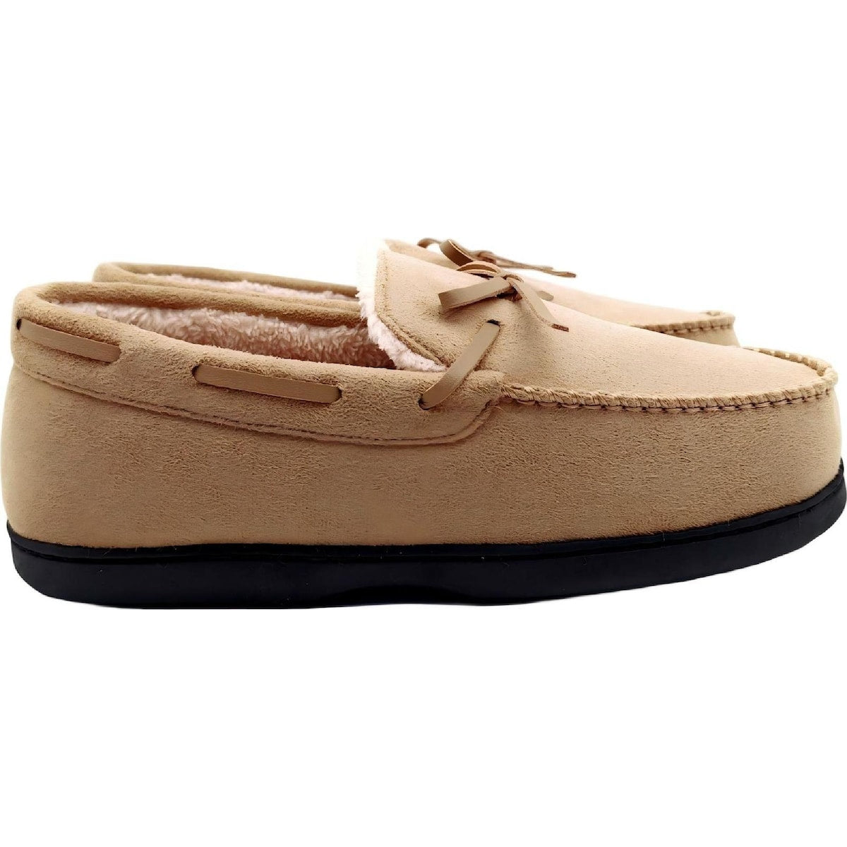Mens Moccasin Slippers Tan Size 9/10 Each