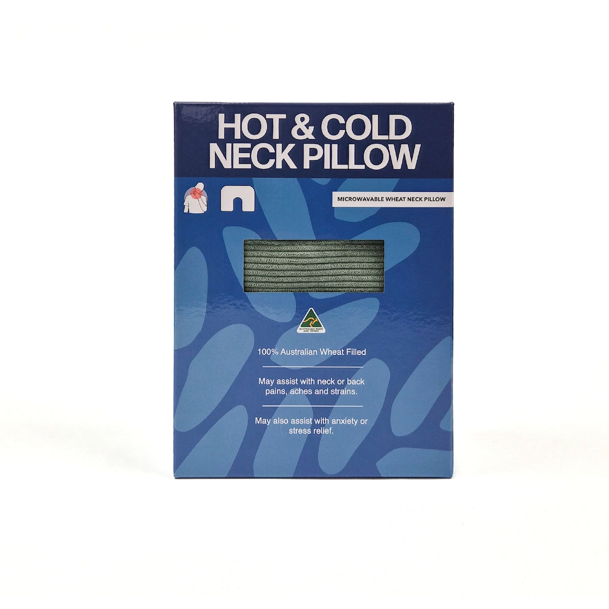 Feelgood Australia Hot & Cold Neck Pillow Green Each