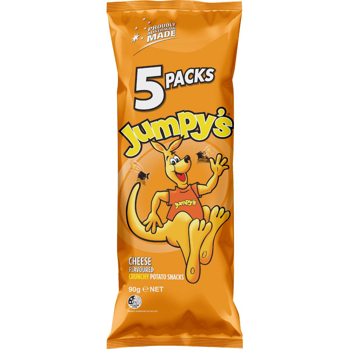 Jumpy's Cheese Flavoured Potato Snacks 5 Pack