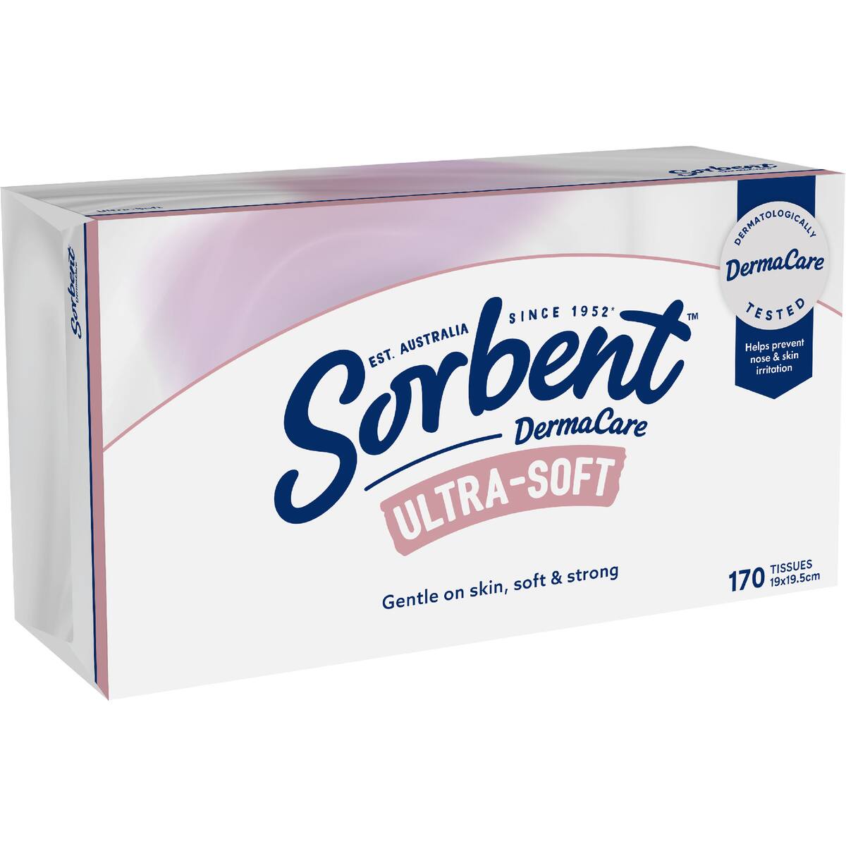 Sorbent Facial Tissues Ultra Soft 170 Pack