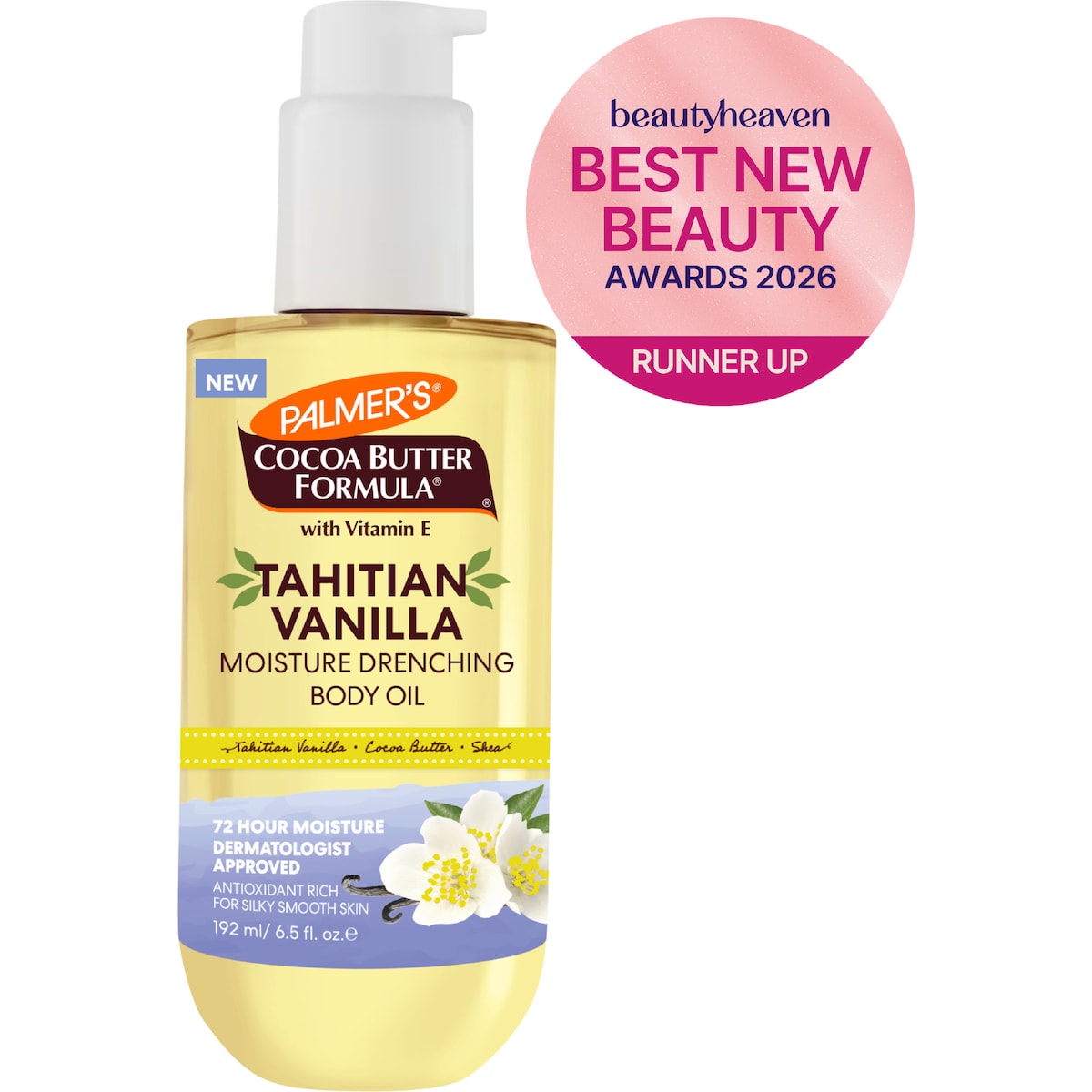 Palmers Cocoa Butter Formula Tahitian Vanilla Body Oil 192ml